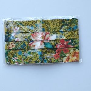 Johnny Was Cotton Sateen Face Mask - NEW